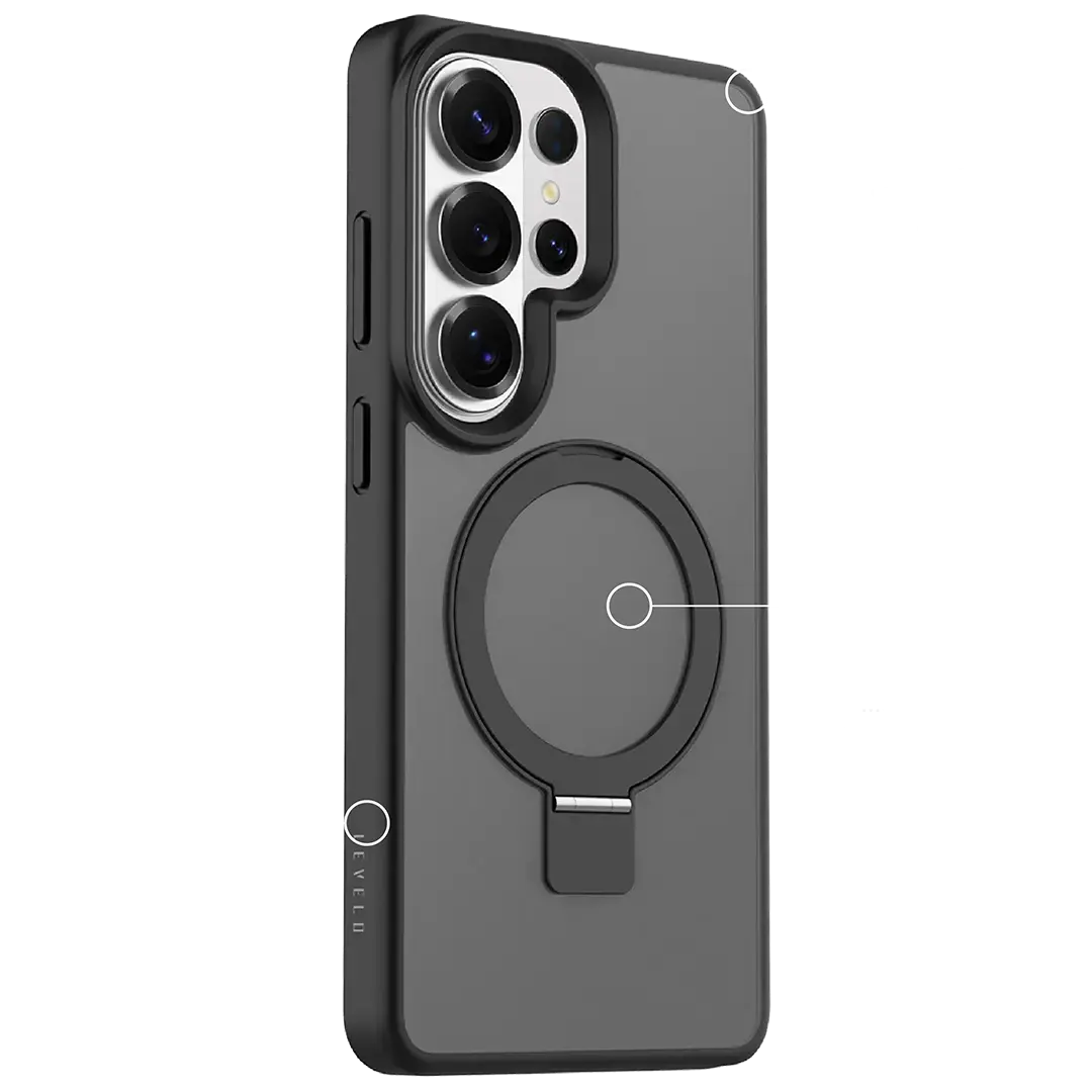 levelo Verona MagSafe Kickstand Hybrid Case for S26 Ultra