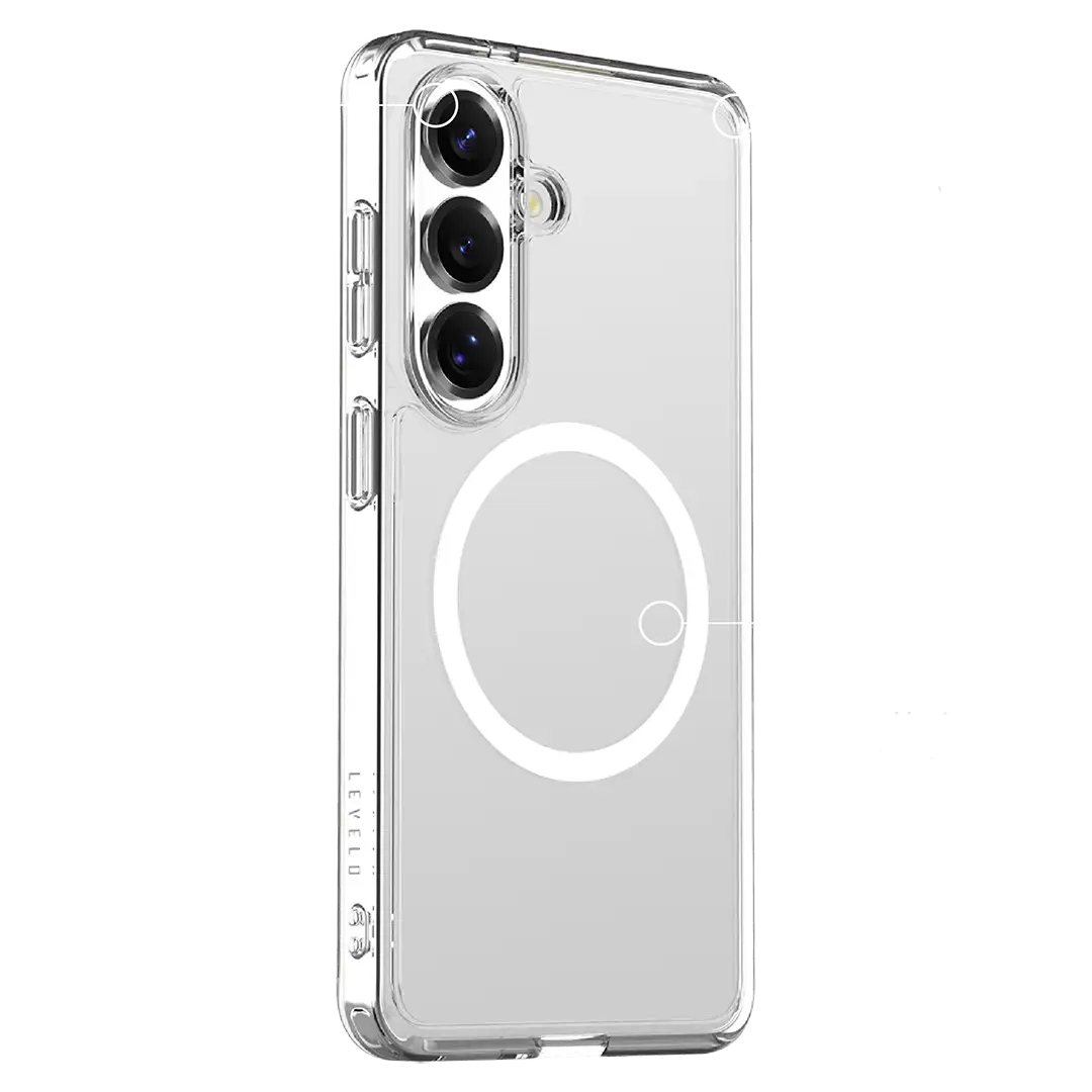 Levelo Clara MagSafe Clear Case for Samsung Series - Transparent