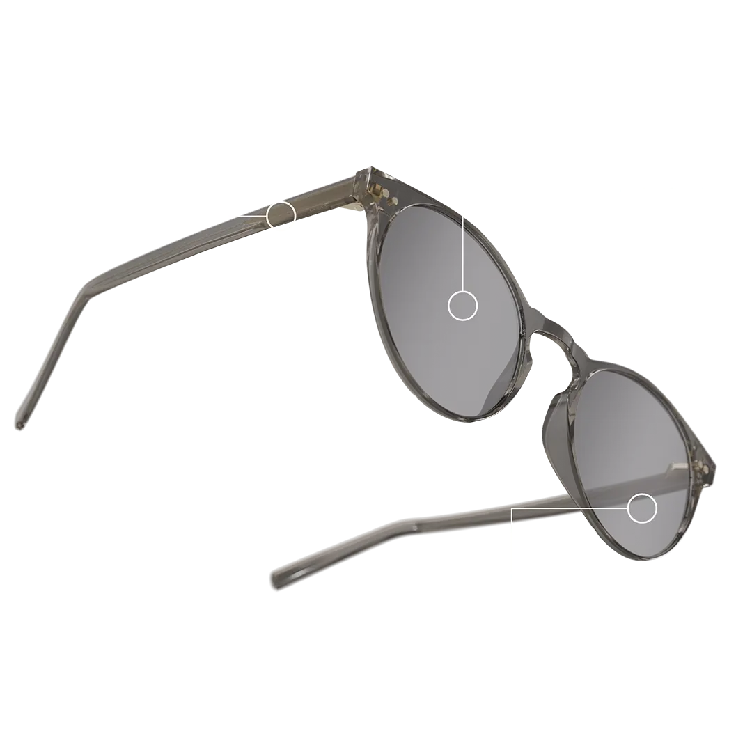 Levelo Corvin Polarized Sunglasses - Grey