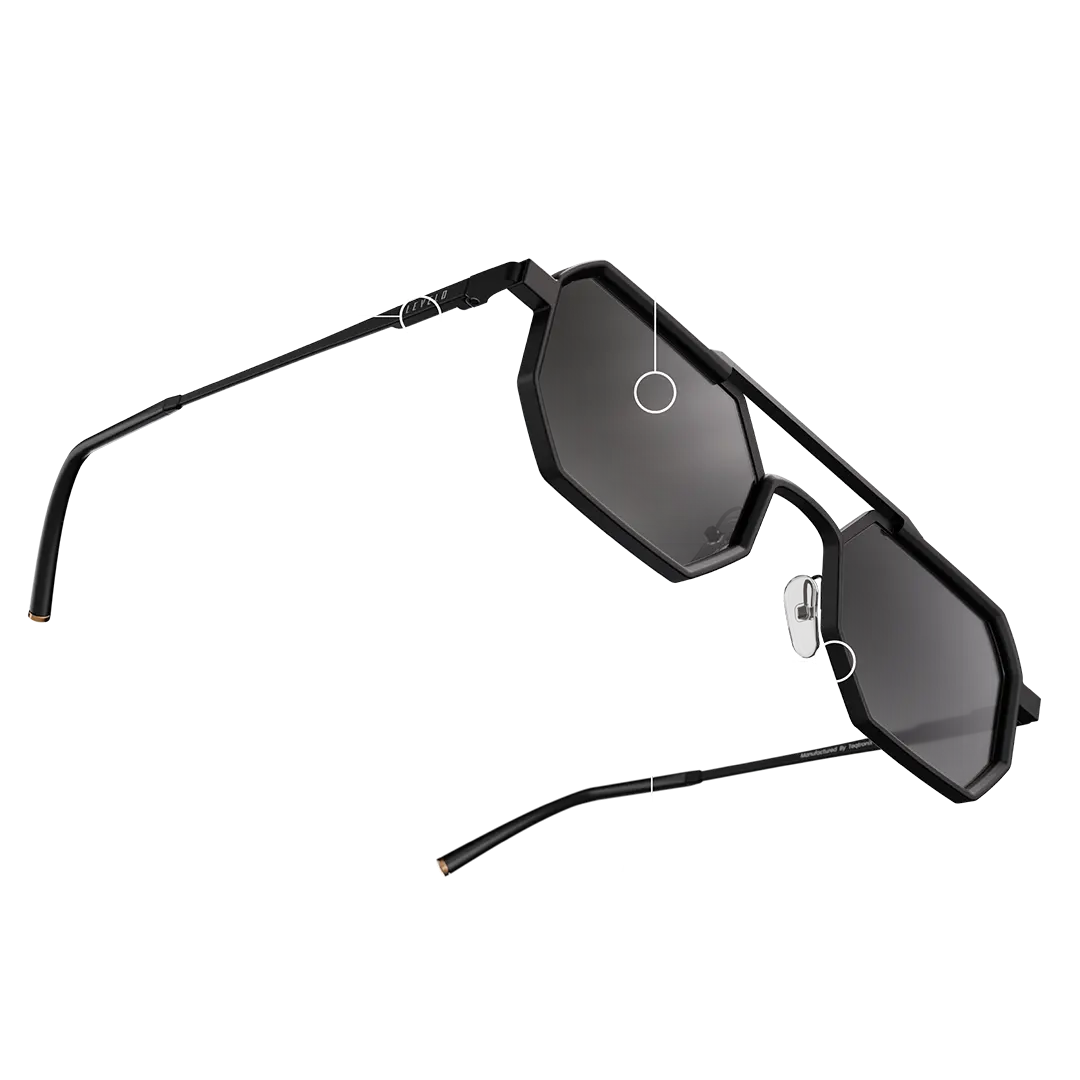 Levelo Floro UV-Guard Sunglasses - Black