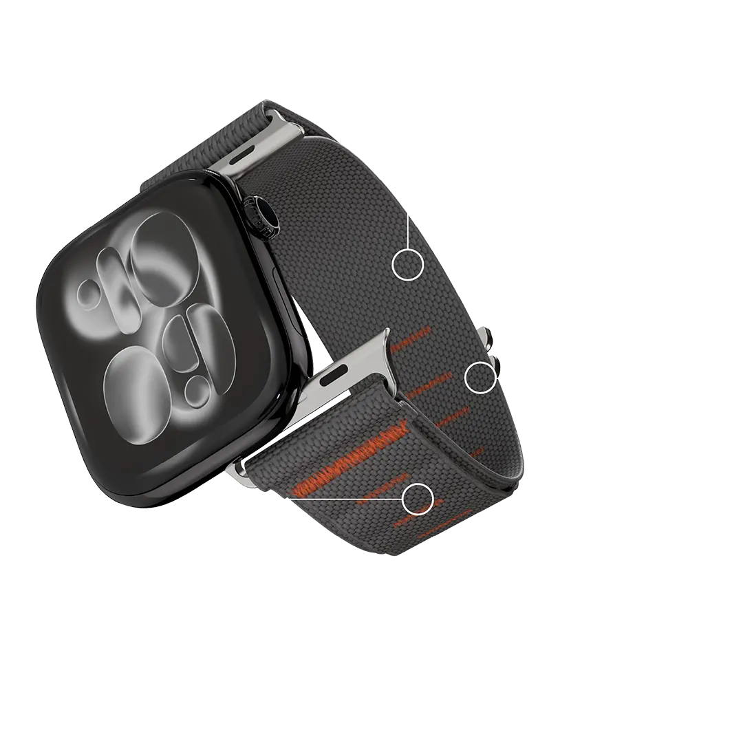 Levelo York Nylon Watch Strap