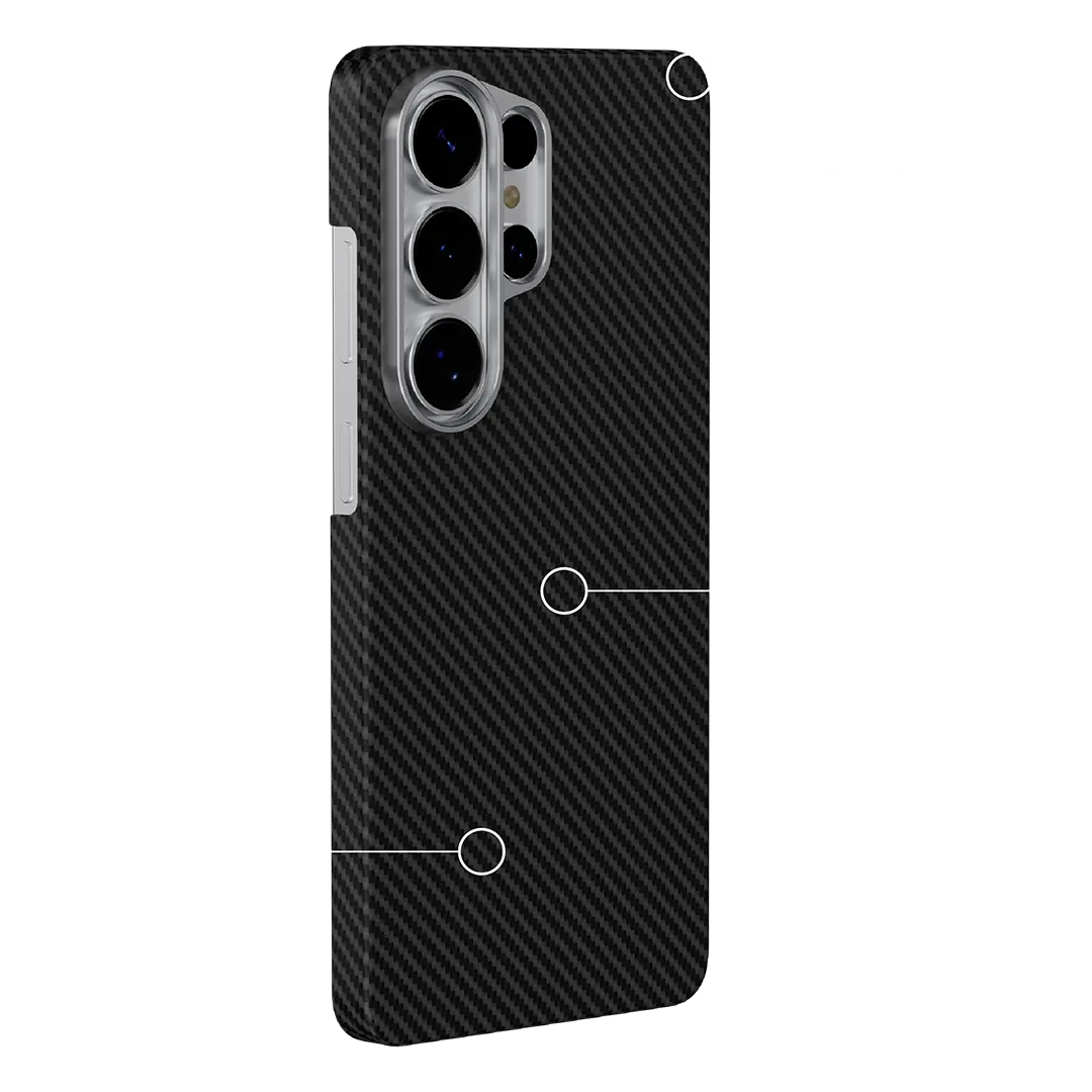 Levelo Sergei 1500D Aramid Fiber Case for S26 Ultra - Black Levelo Sergei 1500D Aramid Fiber Case for S26 Ultra - Black