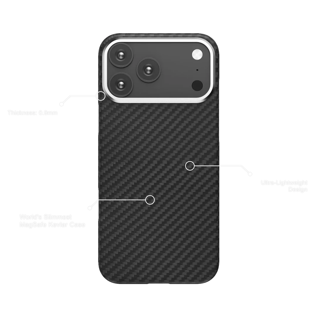 Levelo Sergei Kevlar Case for iPhone 18/17 Pro / Pro Max Levelo Sergei Kevlar Case for iPhone 18/17 Pro / Pro Max