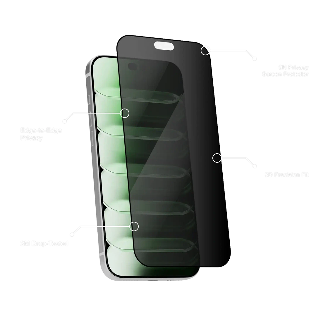 Levelo ArmorX 3D Privacy Screen Protector for iPhone 18 Pro / Pro Max - Privacy Levelo ArmorX 3D Privacy Screen Protector for iPhone 18 Pro / Pro Max - Privacy