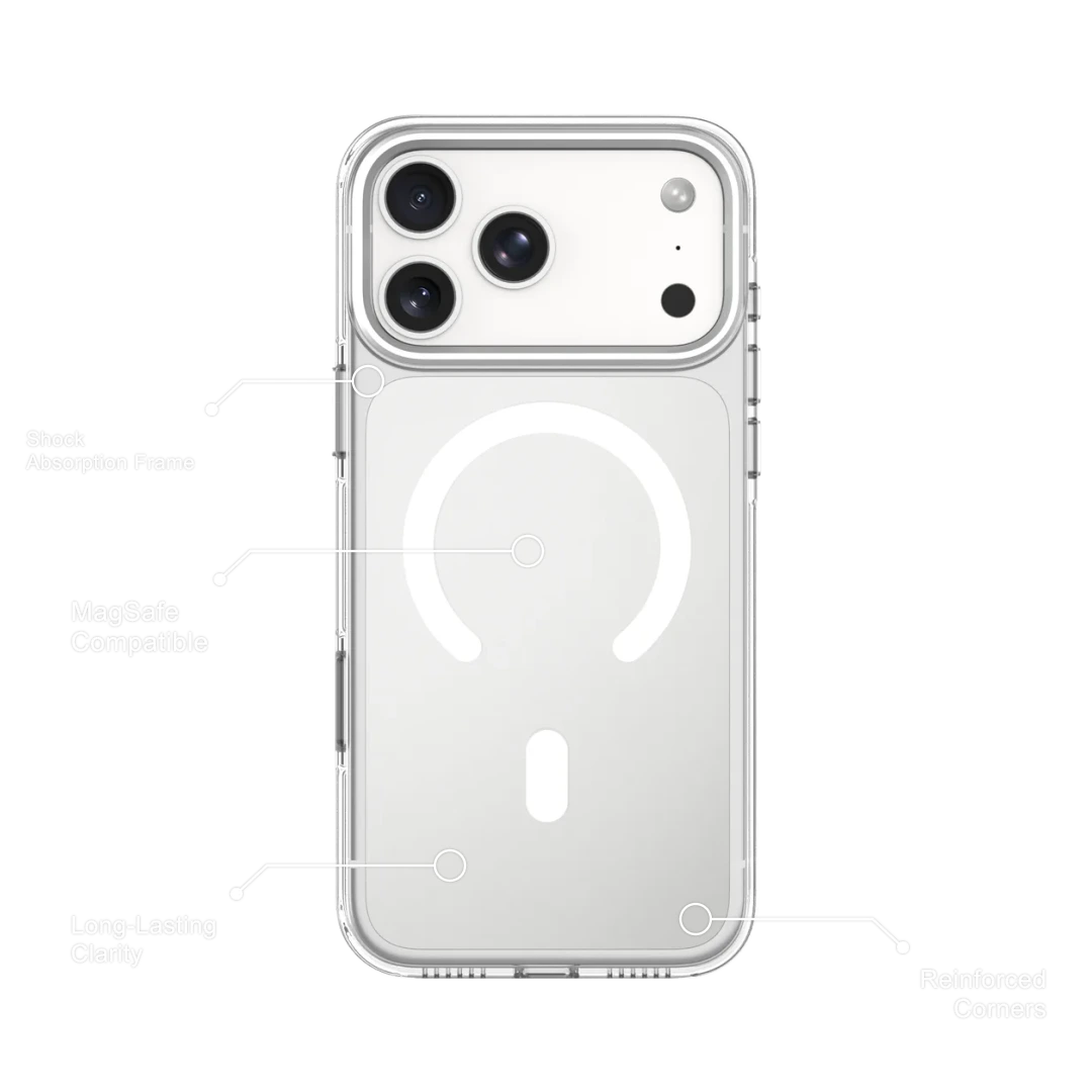 Levelo Allure MagSafe Hard Case for iPhone 18/17 Pro / Pro Max - Clear Levelo Allure MagSafe Hard Case for iPhone 18/17 Pro / Pro Max - Clear