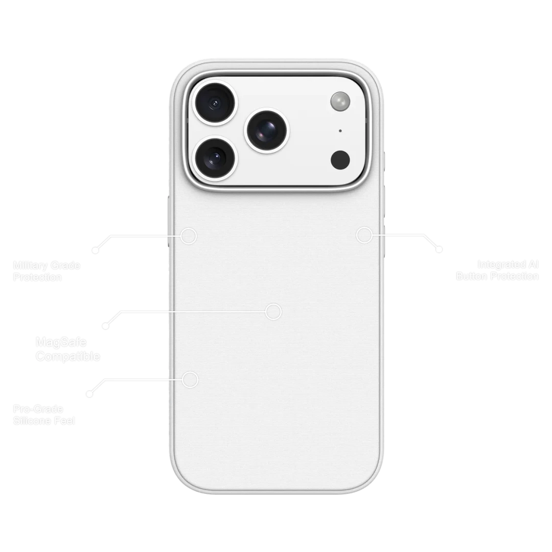 Levelo Melbu Hybrid Silicone Case for iPhone 18/17 Pro / Pro Max
