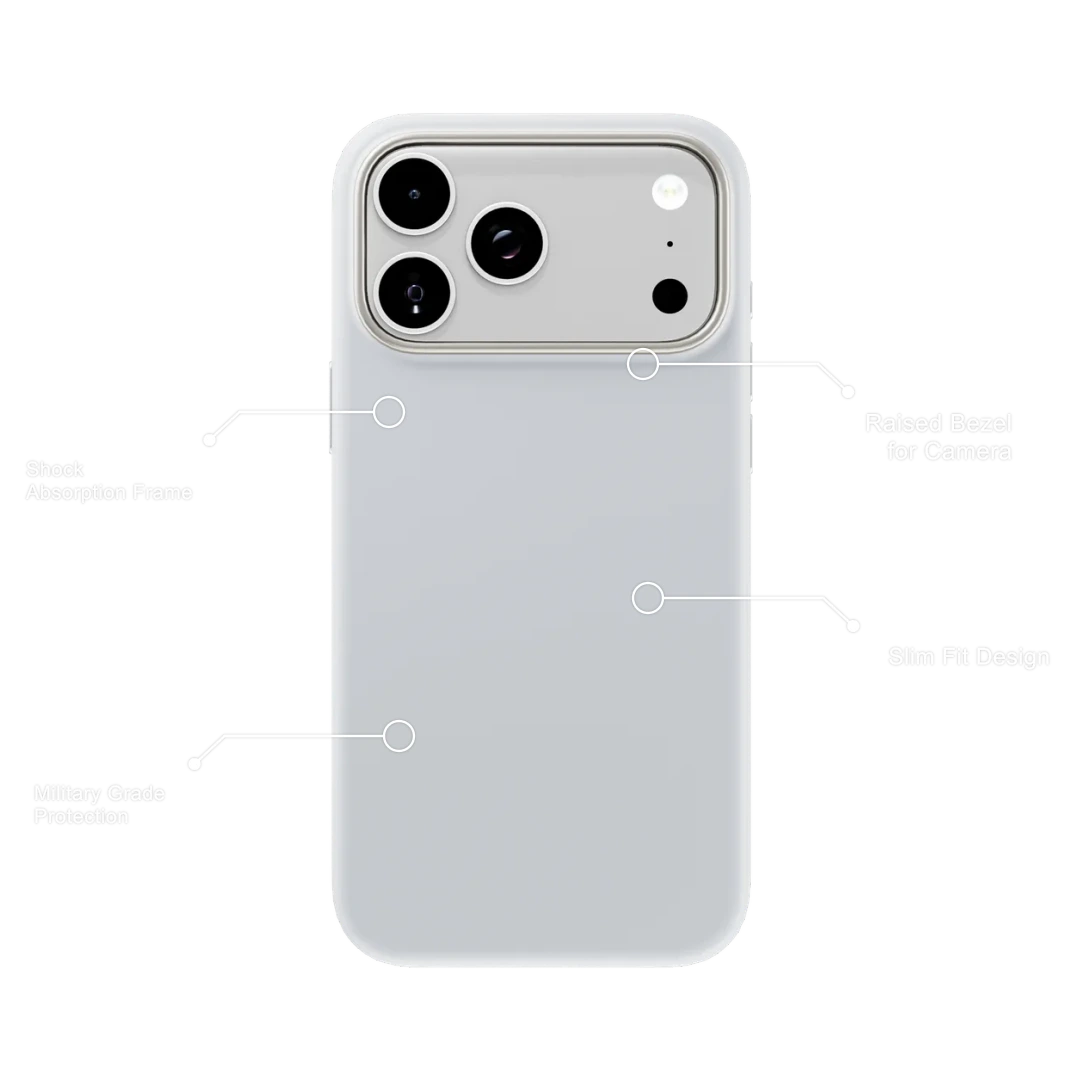Levelo Iris Magnetic Silicone Case for iPhone 18/17 Pro / Pro Max