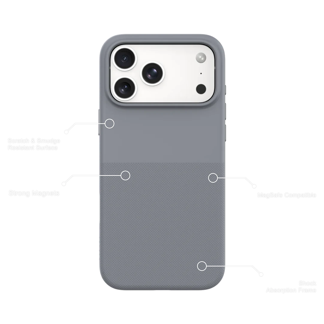 Levelo Milo MagSafe Case with Silicone Texture for iPhone 18/17 Pro / Pro Max