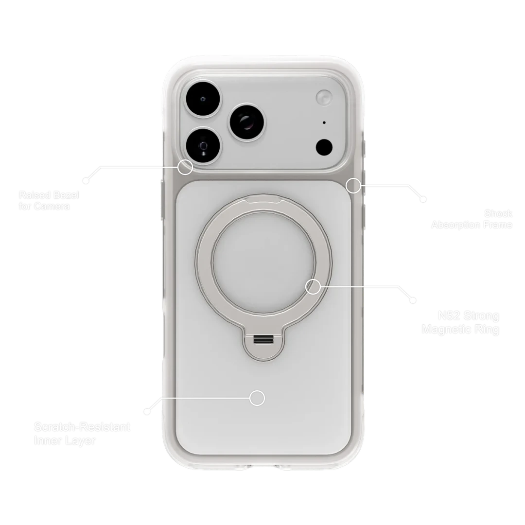 Levelo Soul Magnetic Case with Al Alloy Camera Control Button for iPhone 18/17 Pro / Pro Max Levelo Soul Magnetic Case with Al Alloy Camera Control Button for iPhone 18/17 Pro / Pro Max