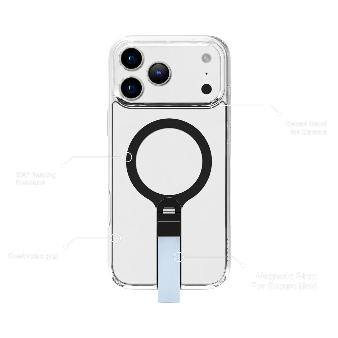 Levelo Spira MagSafe Case with MagGrip Clear Protection for iPhone 18/17 Pro / Pro Max Levelo Spira MagSafe Case with MagGrip Clear Protection for iPhone 18/17 Pro / Pro Max