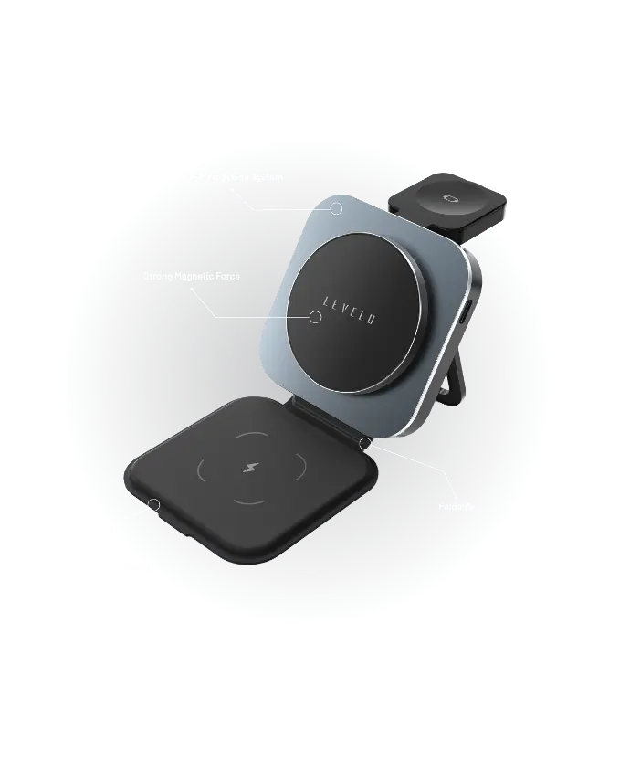 Levelo TrioFlow 3 In 1 Wireless Charger TrioFlow 3 In 1 Wireless Charger