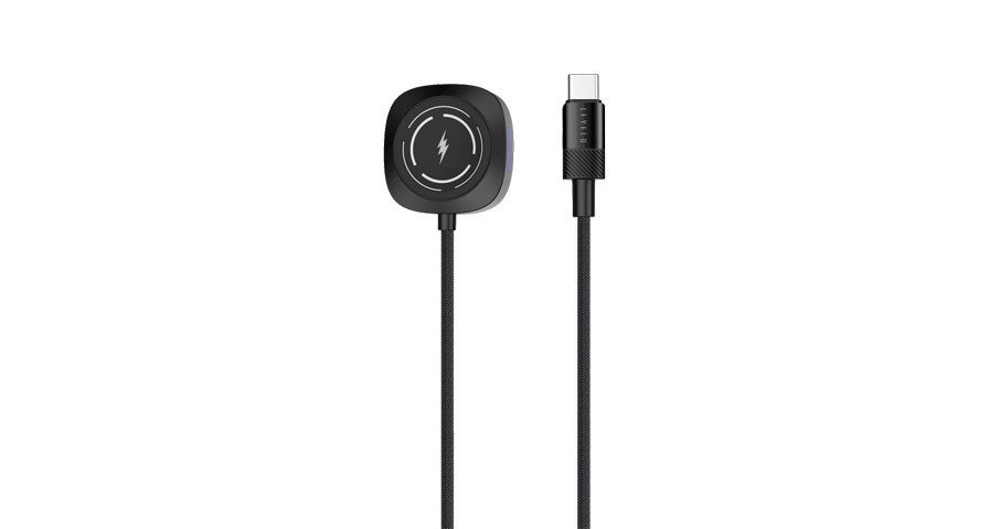 Levelo Otto Type-C Apple Watch Wireless Charger Cable Black