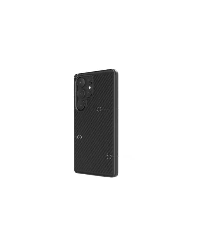 Levelo OX Carbon Case for Samsung S25 Ultra OX Carbon Case for Samsung S25 Ultra