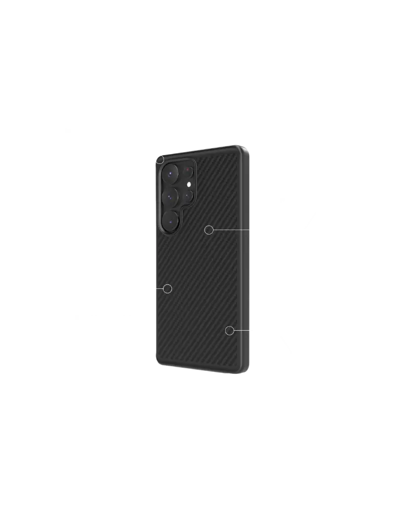 Levelo OX Carbon Case for Samsung S25 Ultra OX Carbon Case for Samsung S25 Ultra
