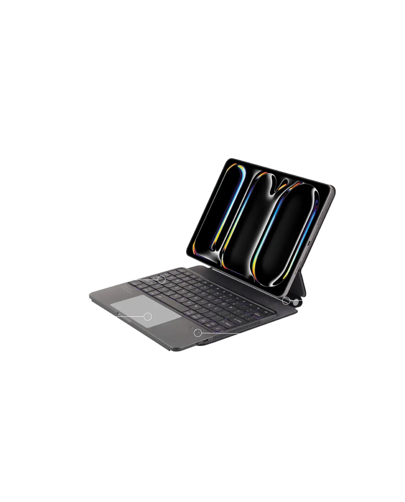 Levelo iPad Pro 13 AeroBoard Pro Wireless Keyboard - Black iPad Pro 13 AeroBoard Pro Wireless Keyboard - Black