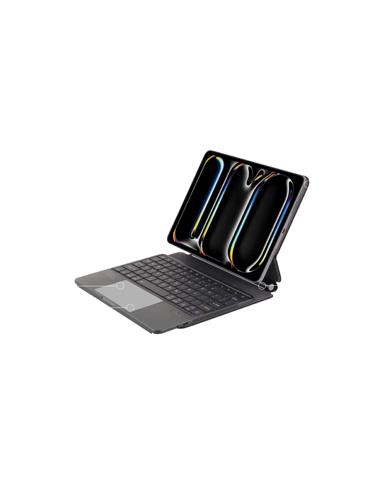 Levelo iPad Pro 11 AeroBoard Pro Wireless Keyboard - Black iPad Pro 11 AeroBoard Pro Wireless Keyboard - Black
