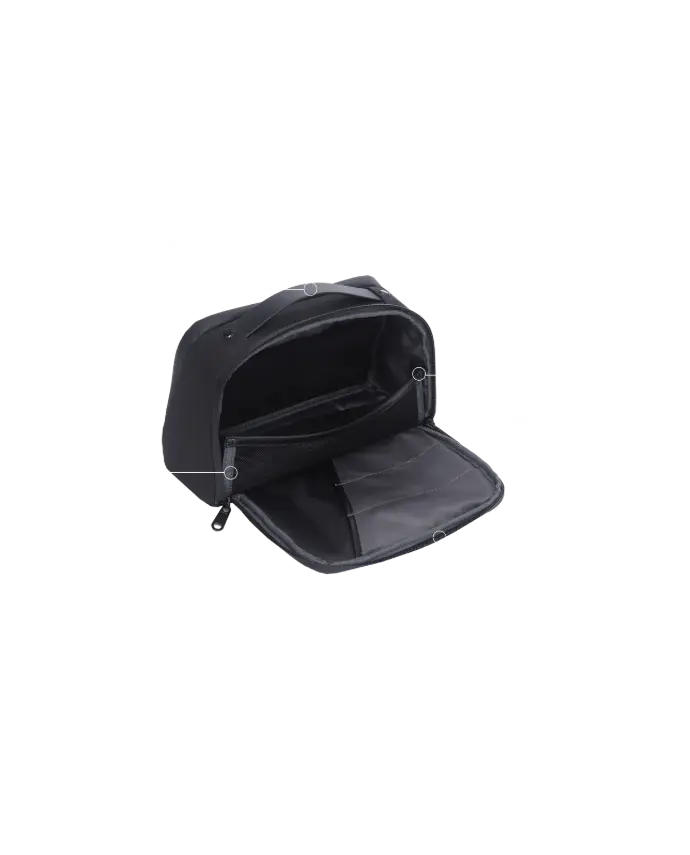 Levelo Oslo Pouch & Toiletry Bag - Black Oslo Pouch & Toiletry Bag - Black