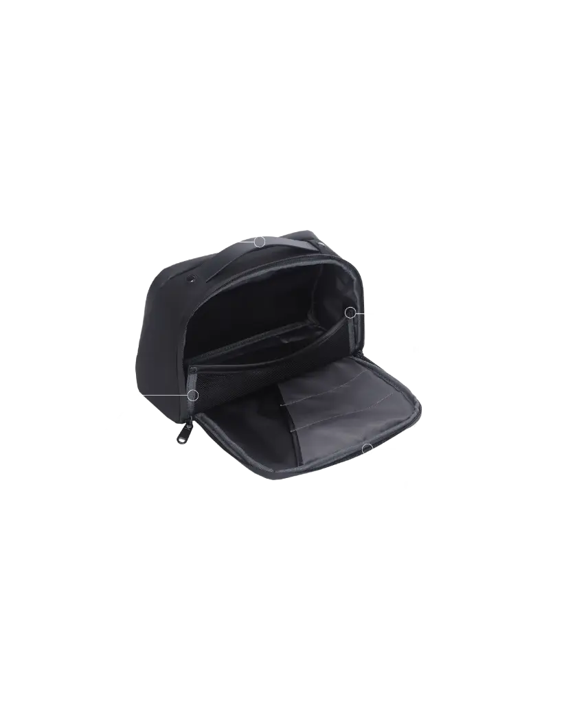 Levelo Oslo Pouch & Toiletry Bag - Black Oslo Pouch & Toiletry Bag - Black