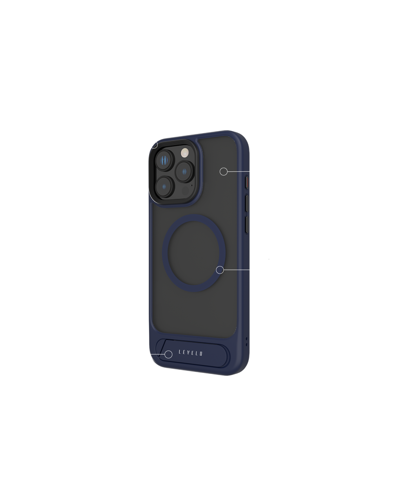 Levelo Matteo Case with Bottom Stand Grip Matteo Case with Bottom Stand Grip
