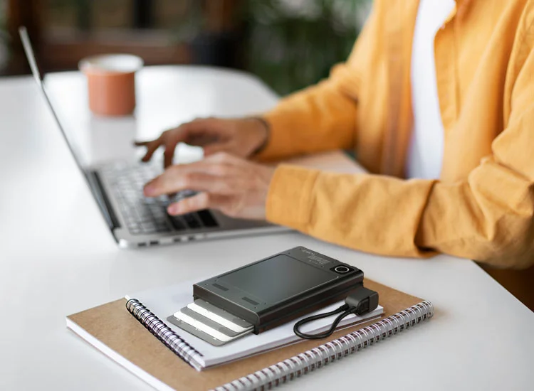 Cardholder Power Bank Power Up and Carry Smart