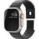 alt="metal strap fitted on smartwatch"