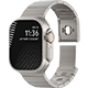 alt="metal strap fitted on smartwatch"
