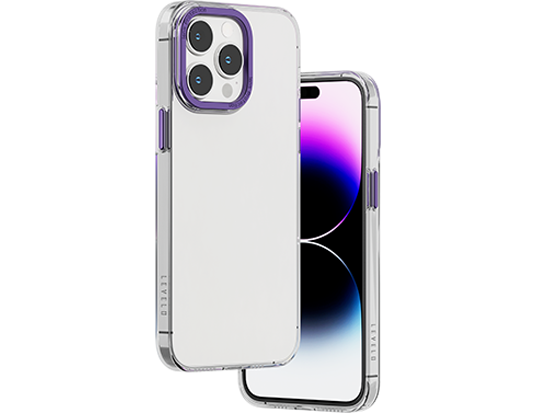 alt="clear iPhone case with metal camera ring"