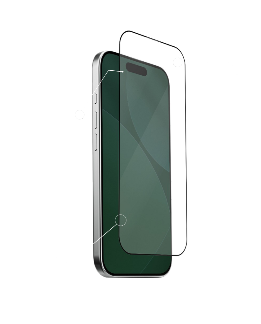 CurveFit 3D DLC Screen Protector for iPhone 17 Pro Max - Clear