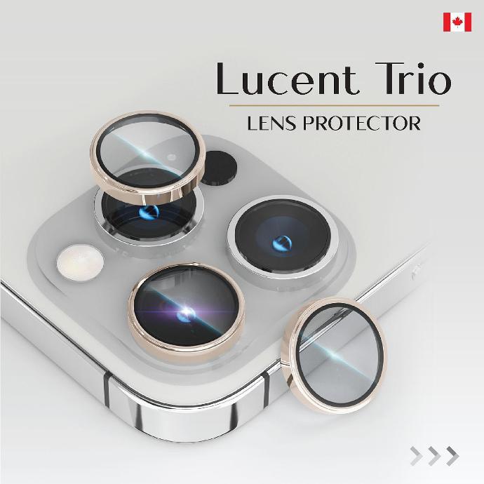 alt="lens protector getting fitted on iPhone"