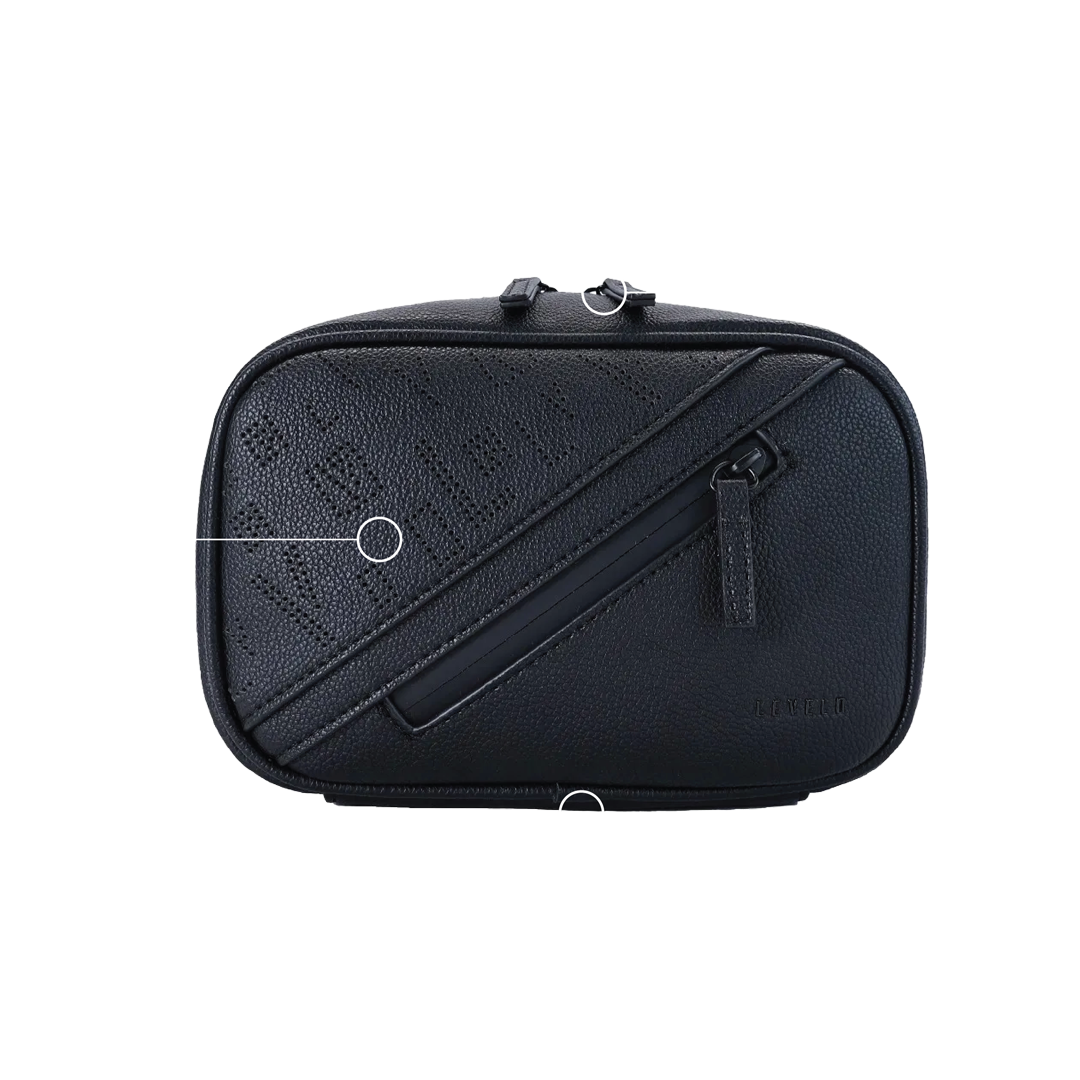 Levelo Lion Tech Organizer Pouch - Black