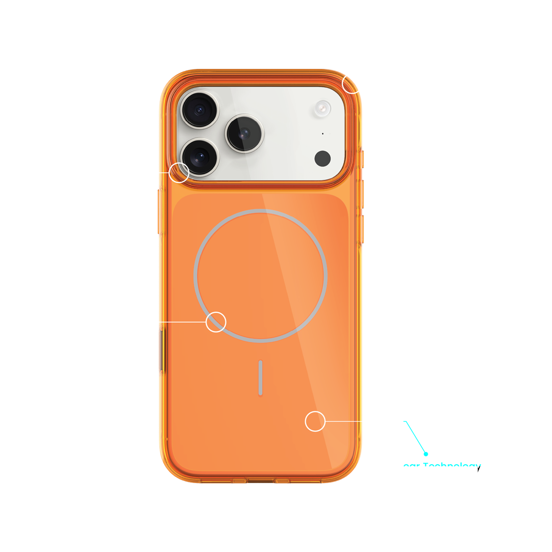 Levelo Opulent Crystal Shield MagSafe Case for iPhone 17 Pro/Pro Max