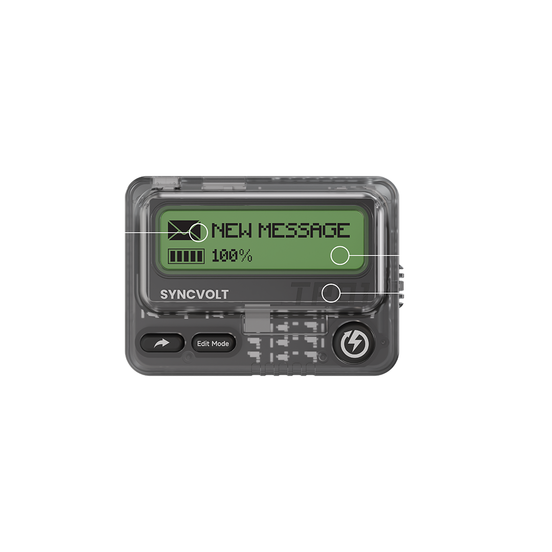 Levelo Syncvolt 10000mAh Chatting Power Bank - Translucent Levelo Syncvolt 10000mAh Chatting Power Bank - Translucent
