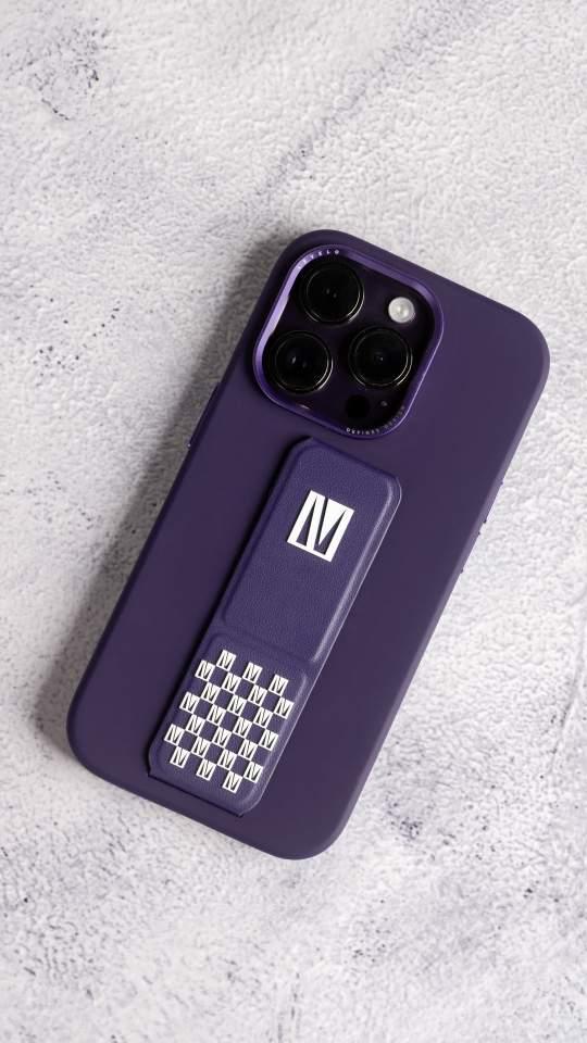 alt="Levelo Morphix Silicone Case purple color"