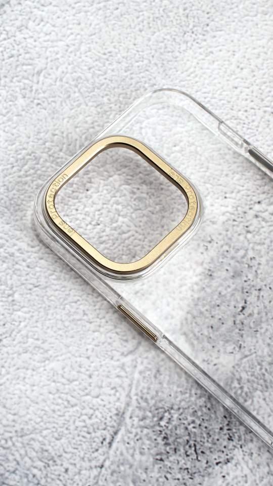 Sensa Clear Back Case alt="Sensa Clear Back Case Golden Color"