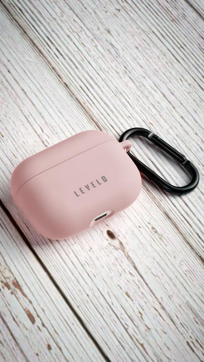 alt="pink airpods pro silicone case"