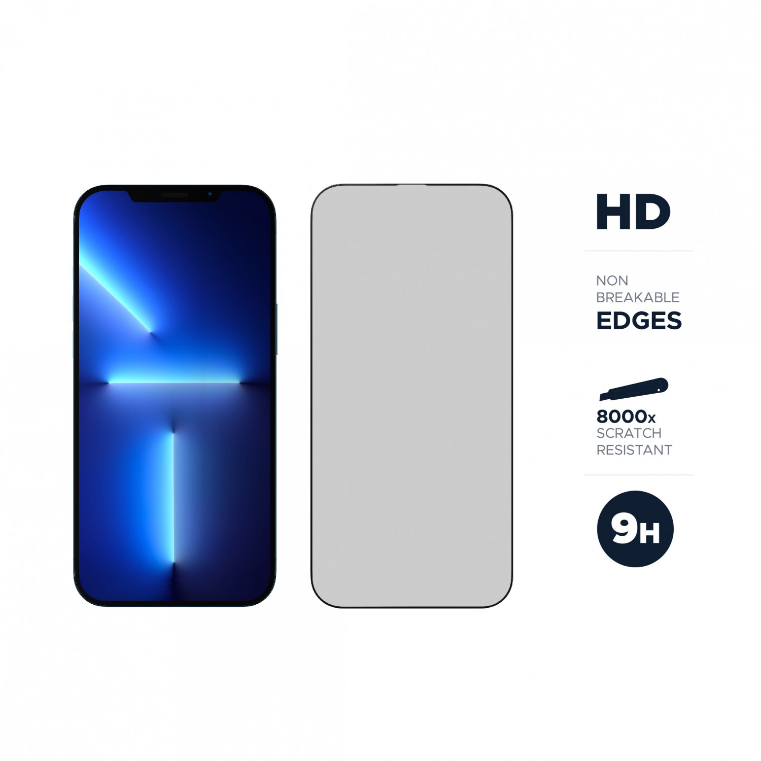 alt="privacy screen protector for iphone 13 series"