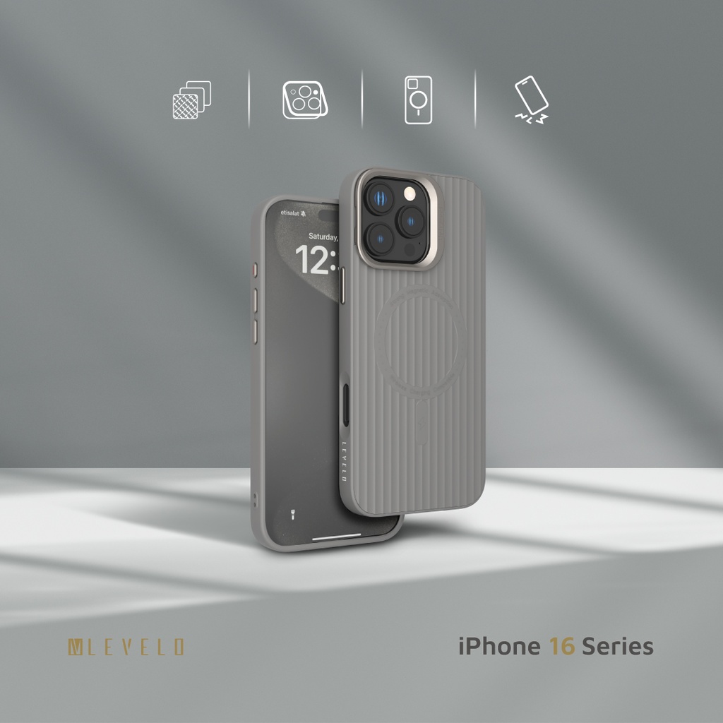 Levelo Livia TPU Silicone Case for iPhone 16 Series