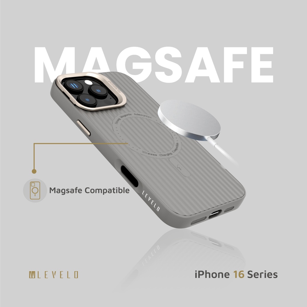 Levelo Livia TPU Silicone Case for iPhone 16 Series