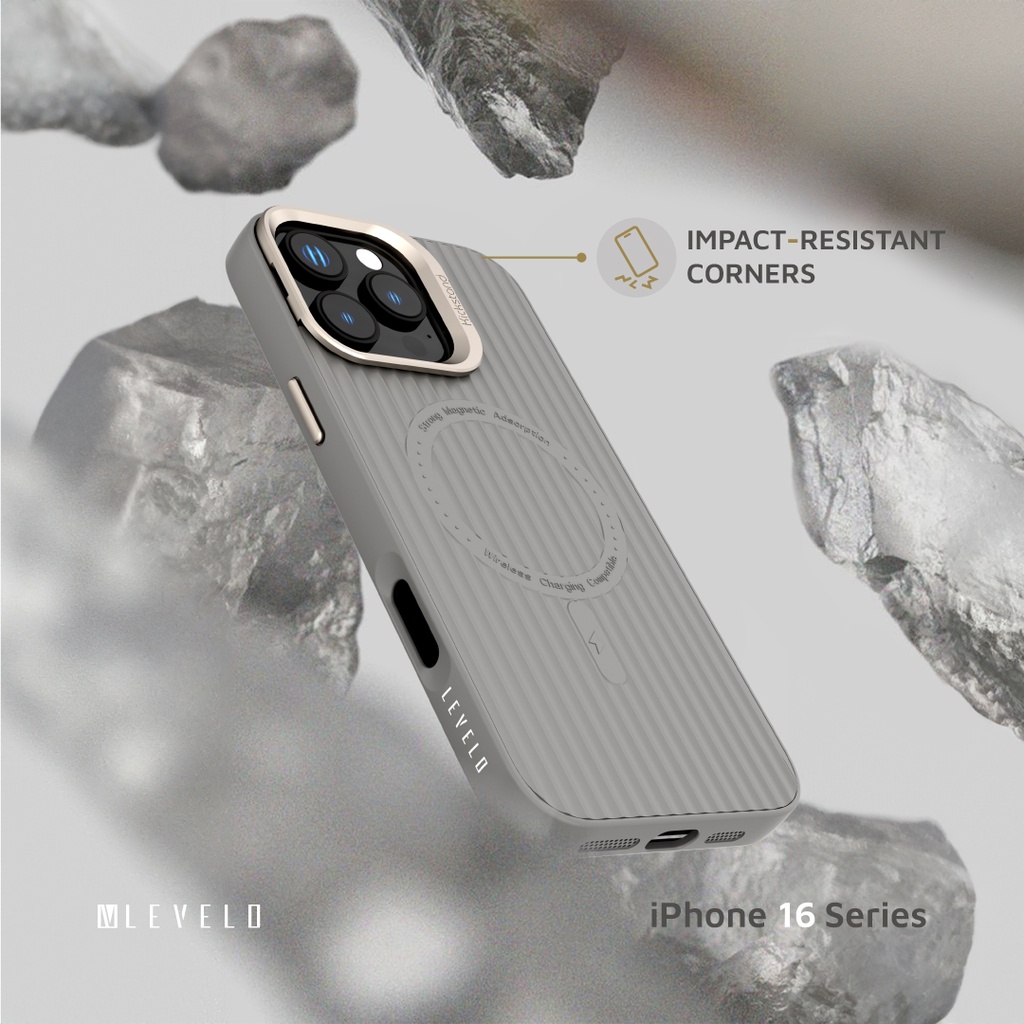 Levelo Livia TPU Silicone Case for iPhone 16 Series