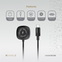 Levelo Otto Type-C Apple Watch Wireless Charger Cable - Black