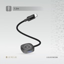 Levelo Otto Type-C Apple Watch Wireless Charger Cable - Black