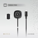 Levelo Otto Type-C Apple Watch Wireless Charger Cable - Black