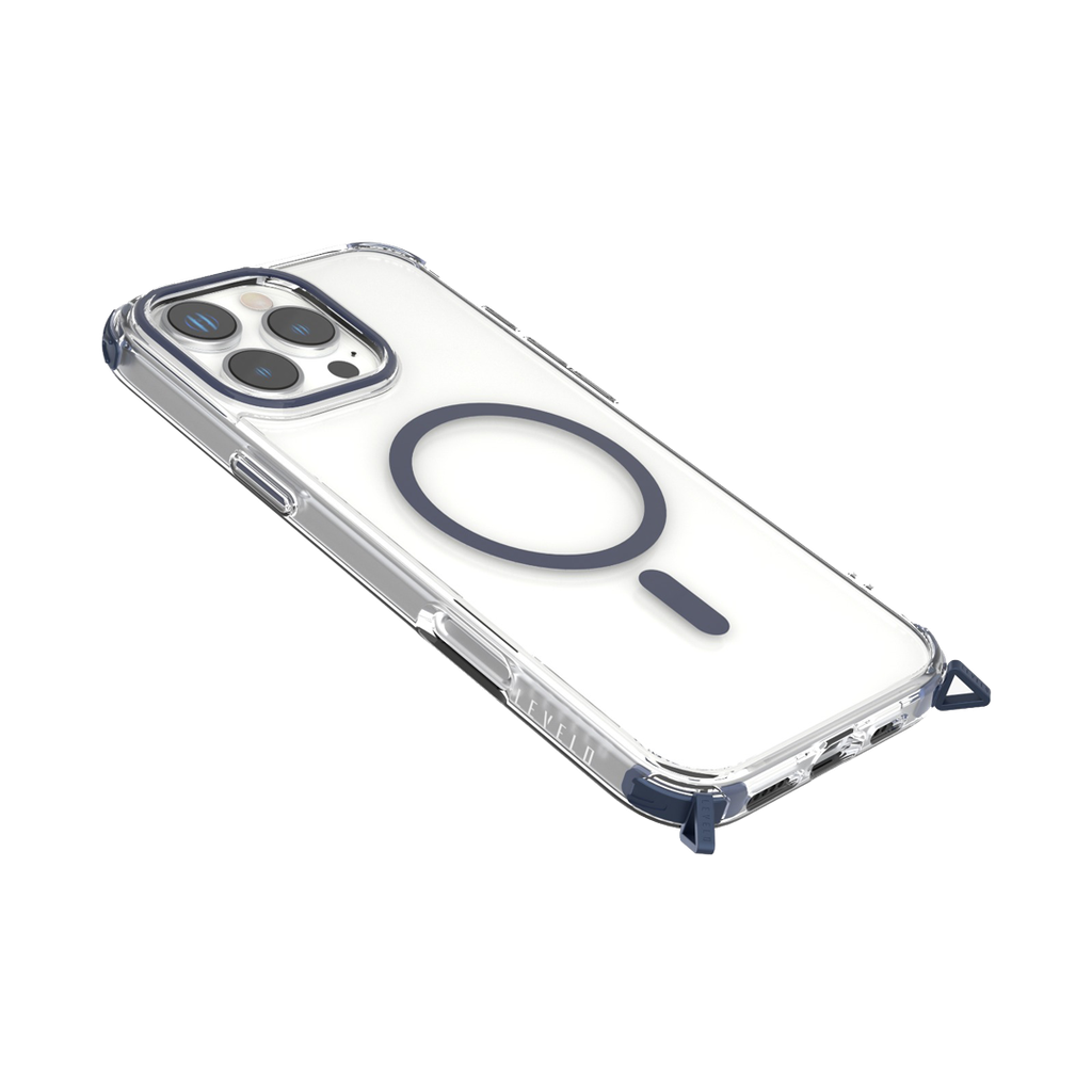 Levelo Celeste Magsafe Case With Crossbody Strap for iPhone 16 Pro Max / Pro