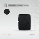 Levelo Cristallo Booktype Laptop Sleeve - Black