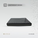Levelo Cristallo Booktype Laptop Sleeve - Black