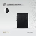 Levelo Cristallo Booktype Laptop Sleeve - Black