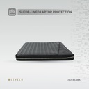 Levelo Cristallo Booktype Laptop Sleeve - Black
