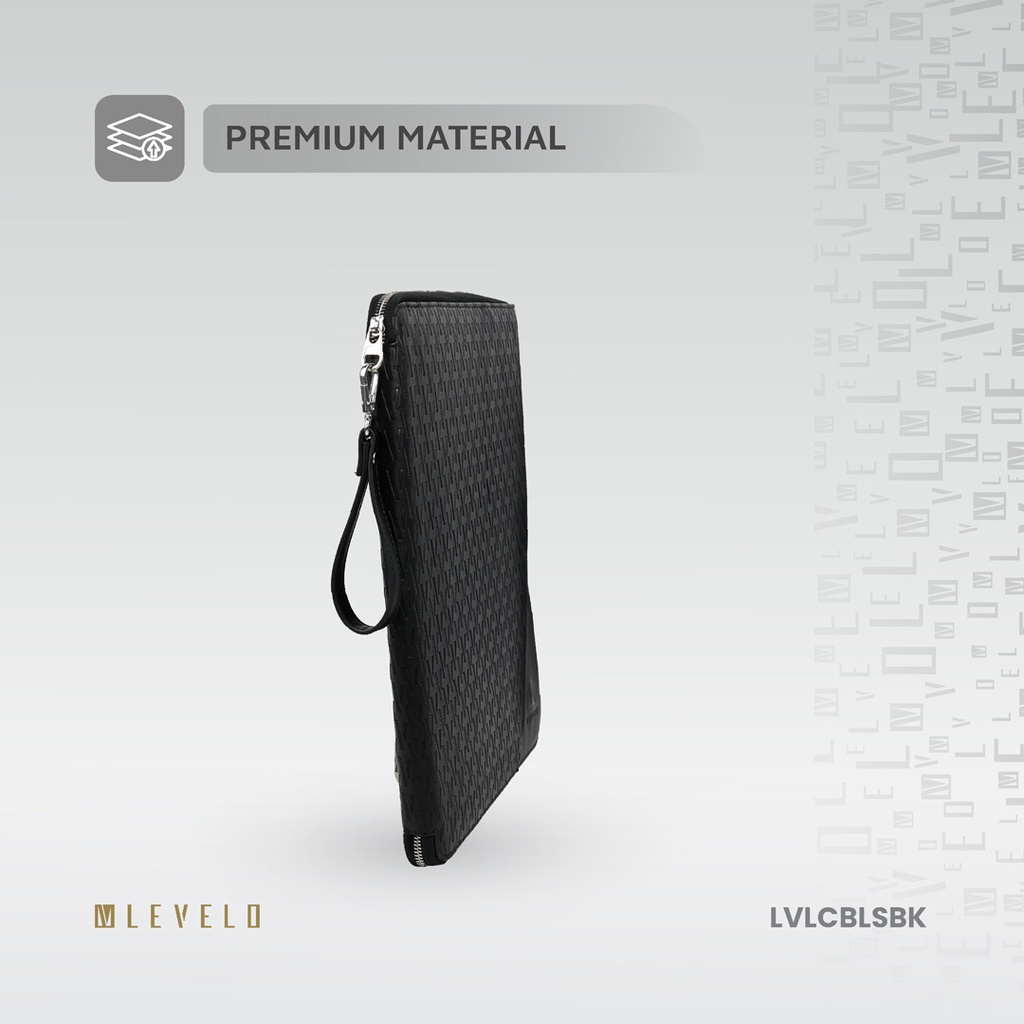 Levelo Cristallo Booktype Laptop Sleeve - Black