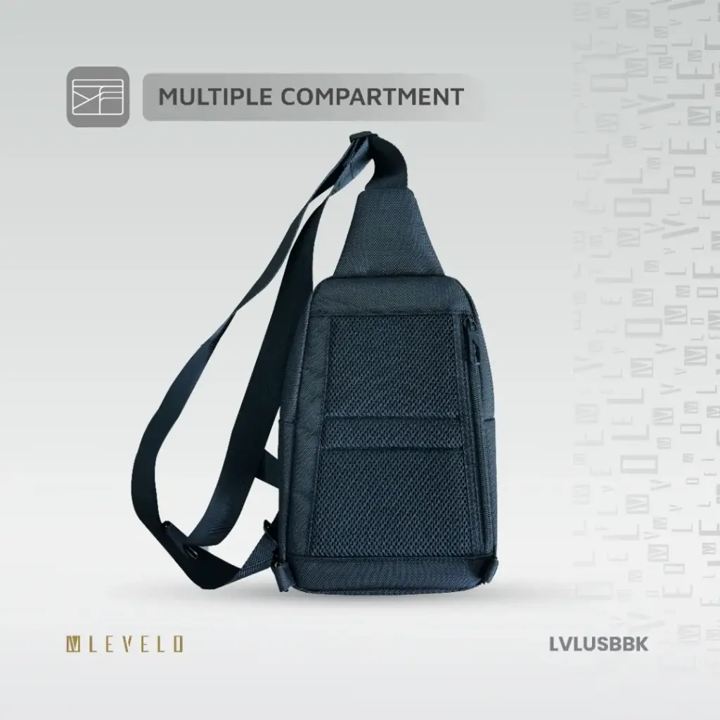 Levelo Urban Sling Bag - Black