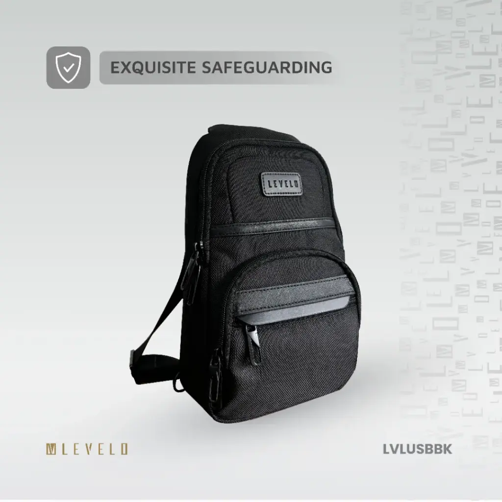 Levelo Urban Sling Bag - Black
